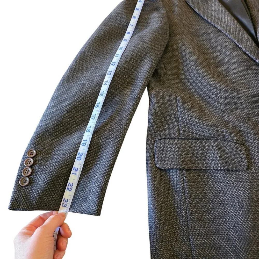 Oak Creek Men’s Gray 100% Wool Blazer Sport Coat Jacket 42R